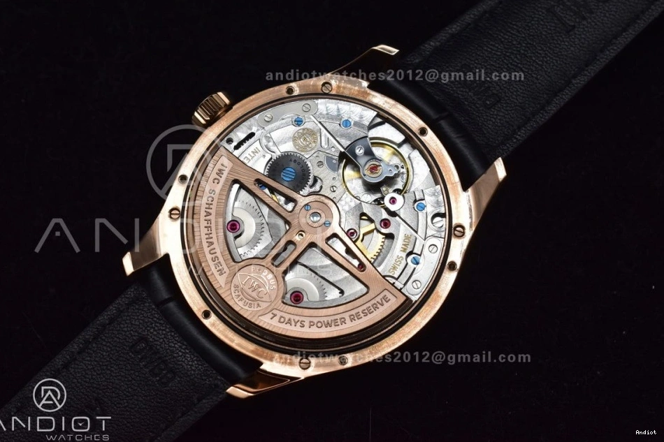 on 5033 Clone RG 1:1 Calendar Black Best Edition Perpetual Portugieser Dial A52610 Leather White Strap APSF 0131